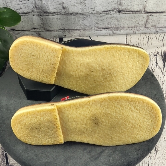 Duckfeet Navy Blue Leather Clogs BLåVAND SOLD OUT Unisex 41 Men's 8.5 Women's 10 - Picture 6 of 9